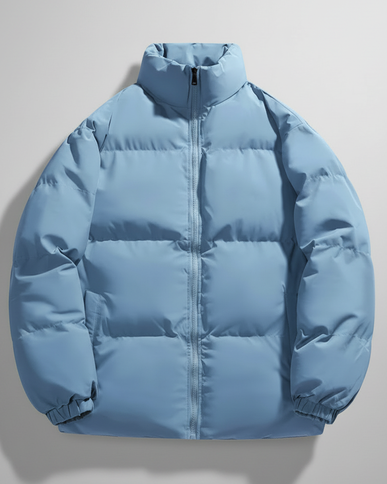 Archie | Men’s Stand Collar Full-Zip Puffer Winter Coat
