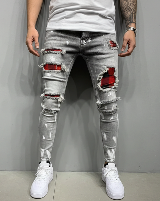 Zachary | Men’s Distressed Denim Pants