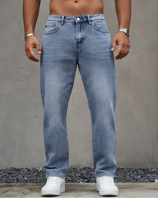 Calvin | Men’s Straight-Leg Denim Trousers