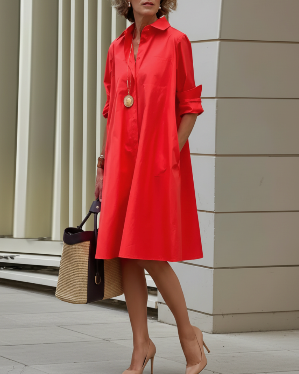 Tabitha | Women’s Classic Elegant Shirt Dress