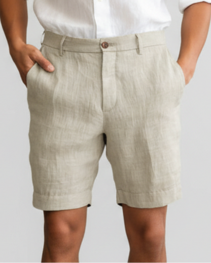 Hudson | Men’s Casual Linen Shorts with Lightweight Summer Comfort