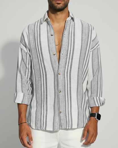 Sterling | Men’s Classic Collar Long Sleeve Button-Up Shirt