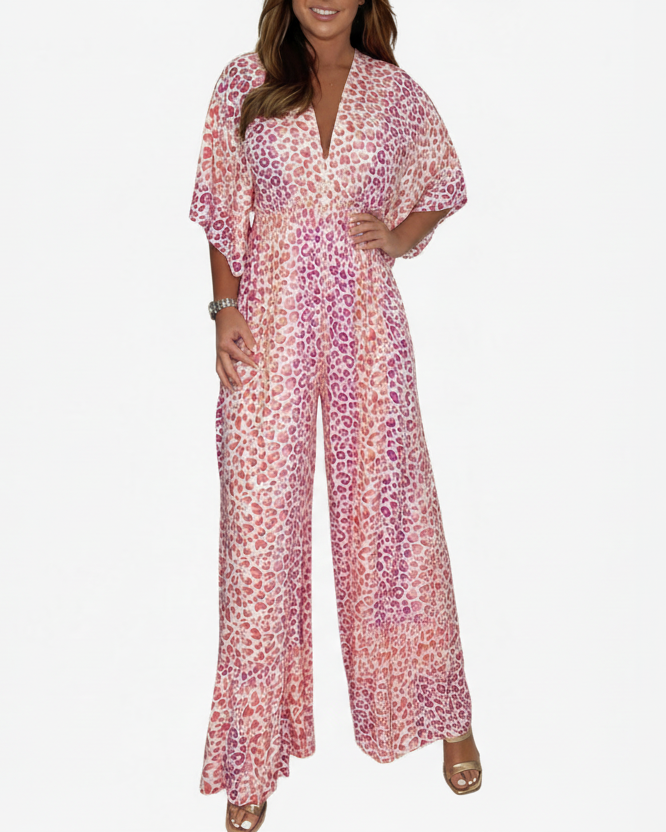 Arden | Women’s V-Neck Wide-Leg Jumpsuit