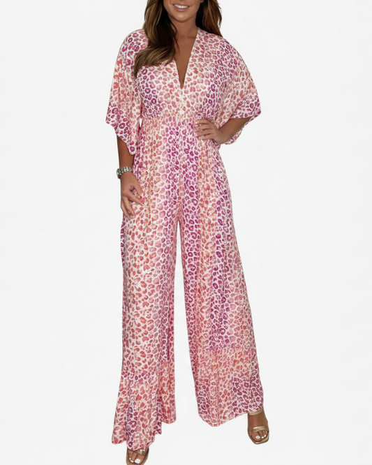 Arden | Women’s V-Neck Wide-Leg Jumpsuit