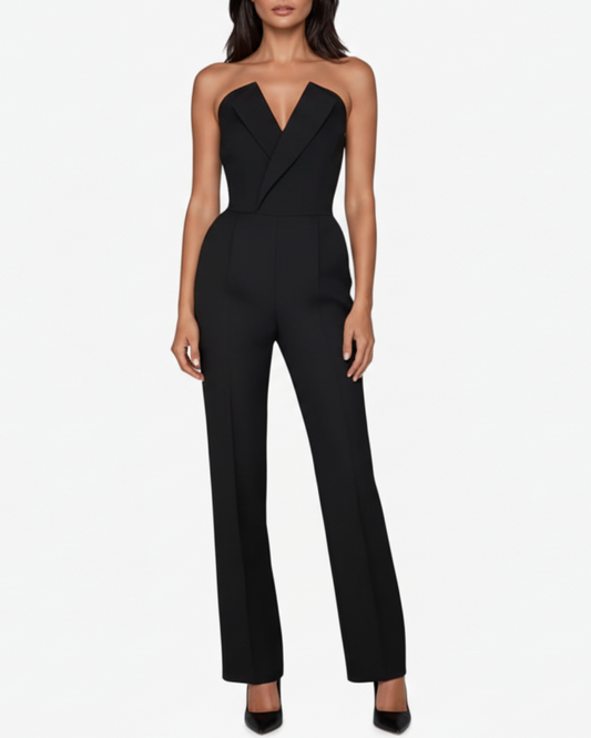 Bianca | Women’s Strapless Wide-Leg Jumpsuit