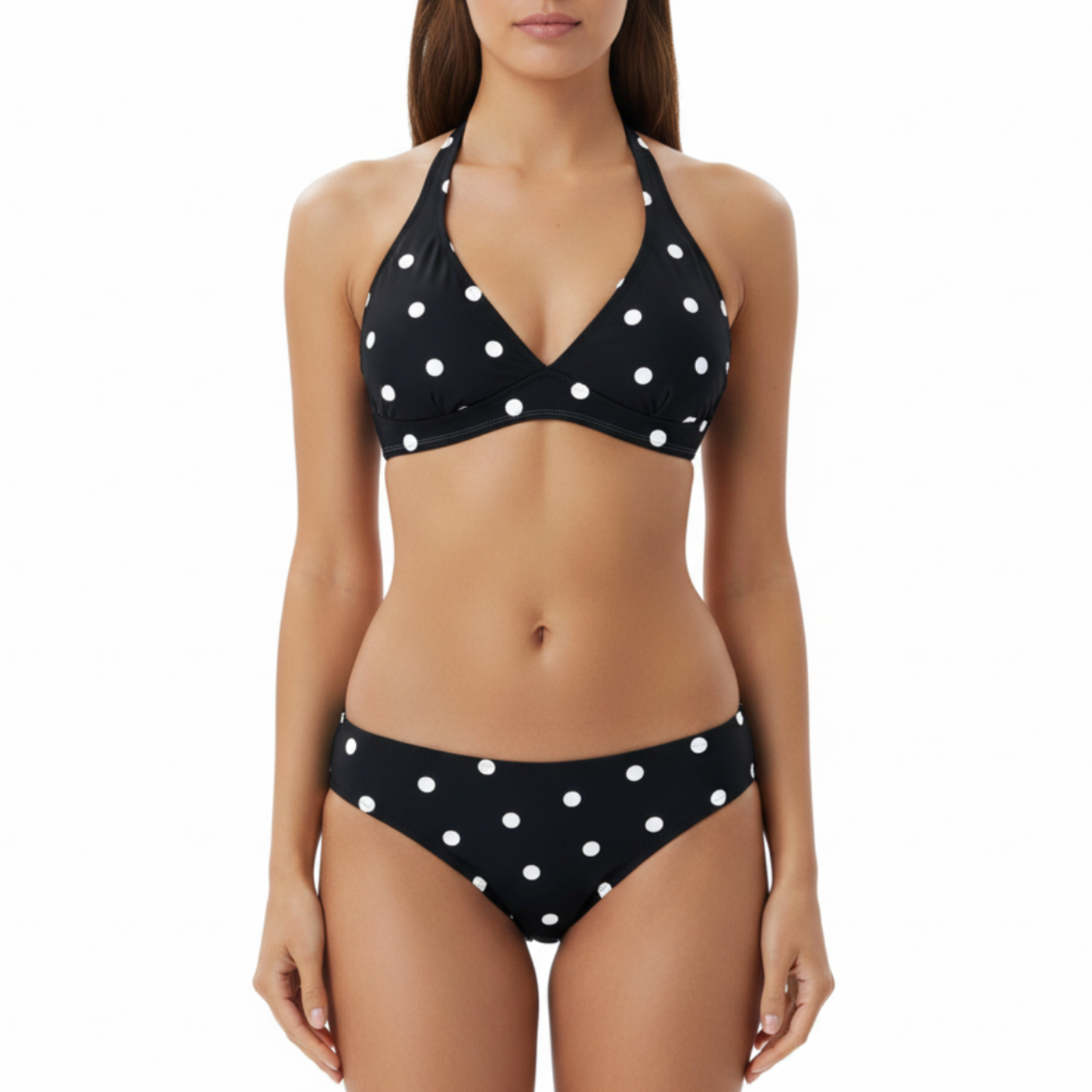 Aubrey | Women’s Halter Neck Open Back Two-Piece Bikini Set