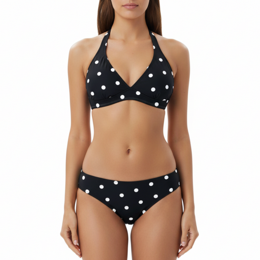 Aubrey | Women’s Halter Neck Open Back Two-Piece Bikini Set