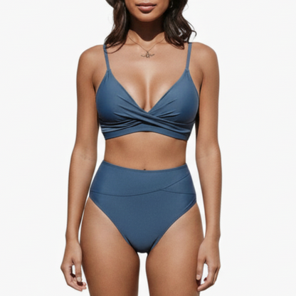 Sage | Women’s V-Neck Two-Piece Bikini Set