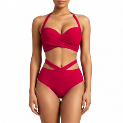 Kassidy | Women’s Shaping Wrap Top Two-Piece Bikini Set