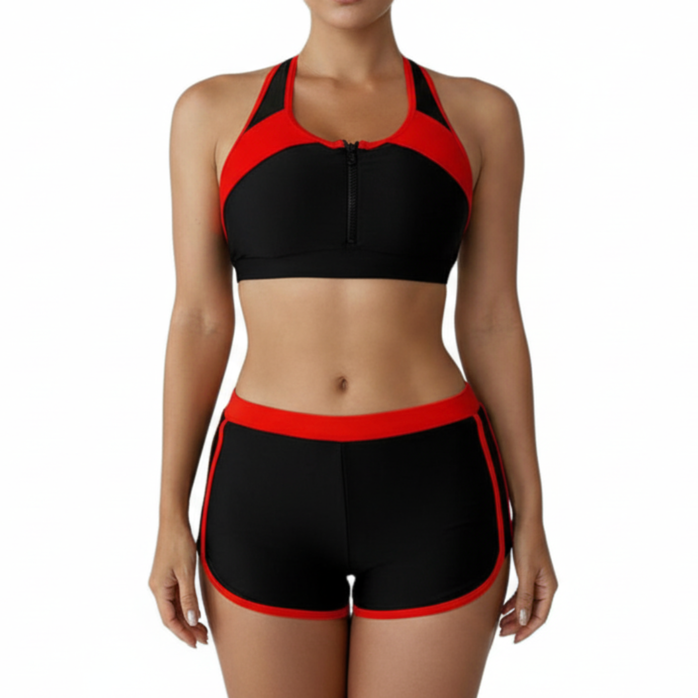 Indira | Women’s Two-Tone Bikini Set with Contrast Trim