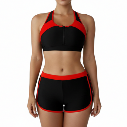Indira | Women’s Two-Tone Bikini Set with Contrast Trim