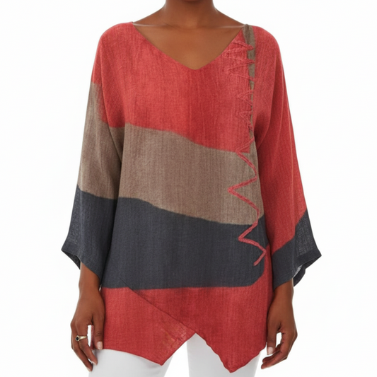 Cassidy | Women’s V-Neck Long Sleeve Blouse
