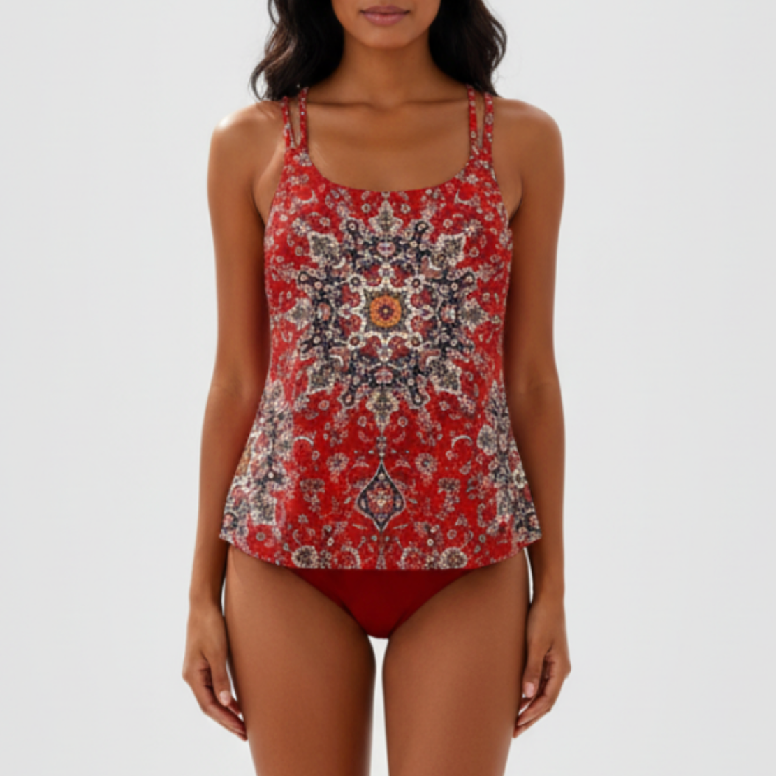 Azalea | Women’s Printed Tankini Swimwear Set