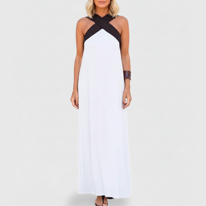 Kendall | Women’s Elegant Crossback Maxi Dress