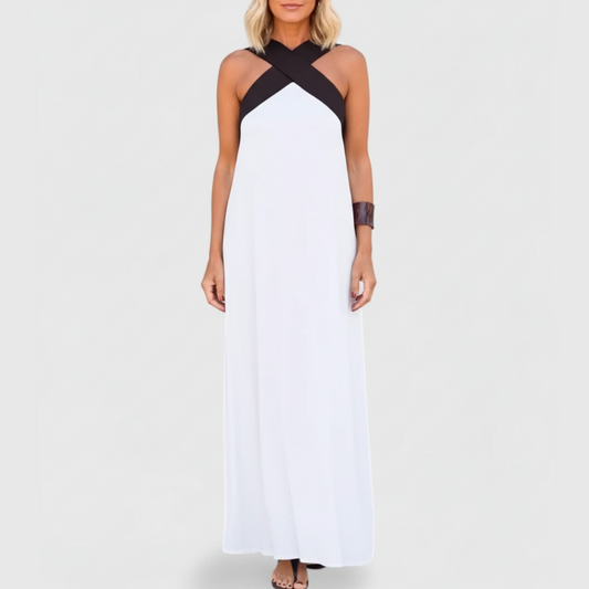 Kendall | Women’s Elegant Crossback Maxi Dress