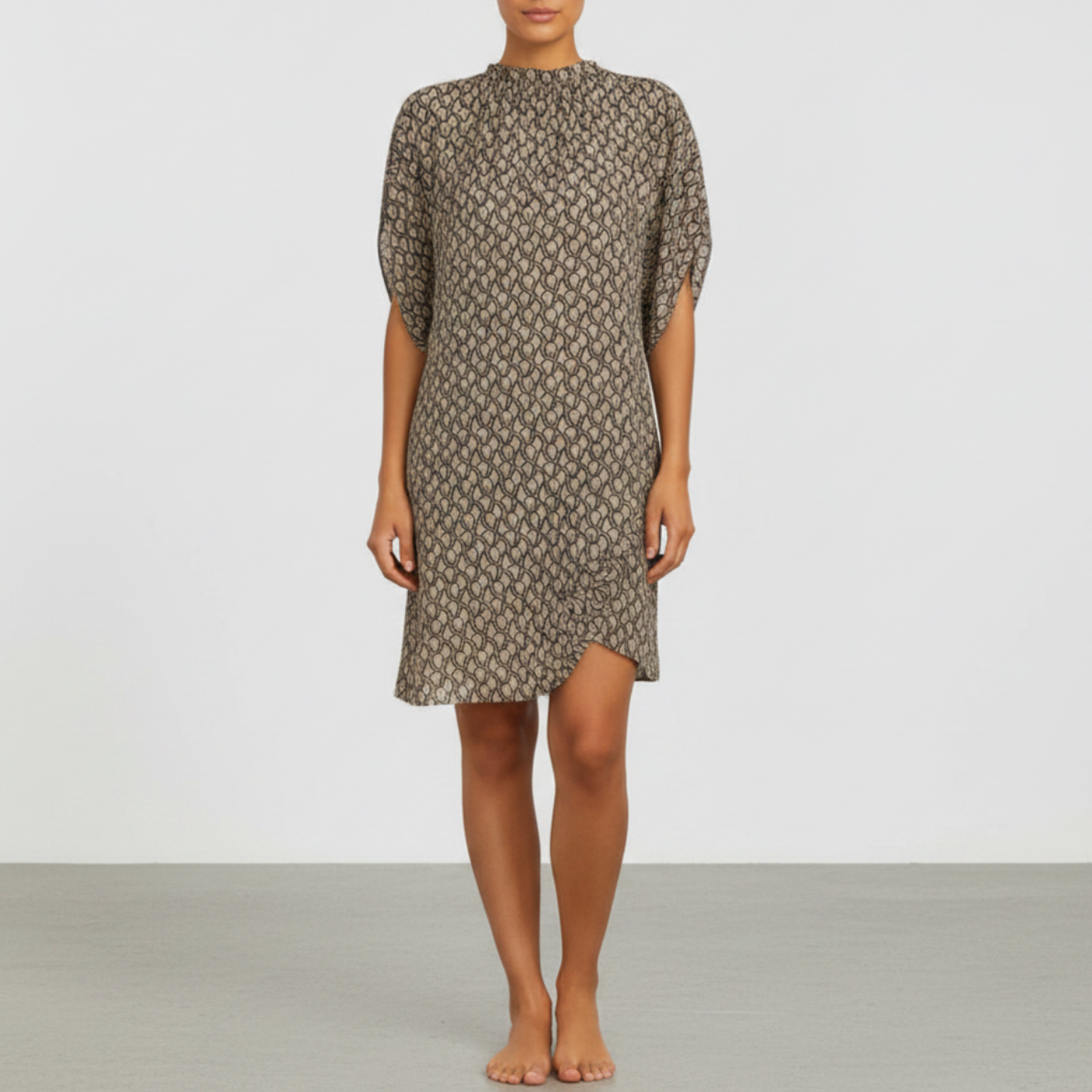 Valencia | Women’s Elegant Gathered Neck Shift Dress
