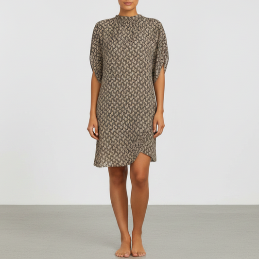 Valencia | Women’s Elegant Gathered Neck Shift Dress