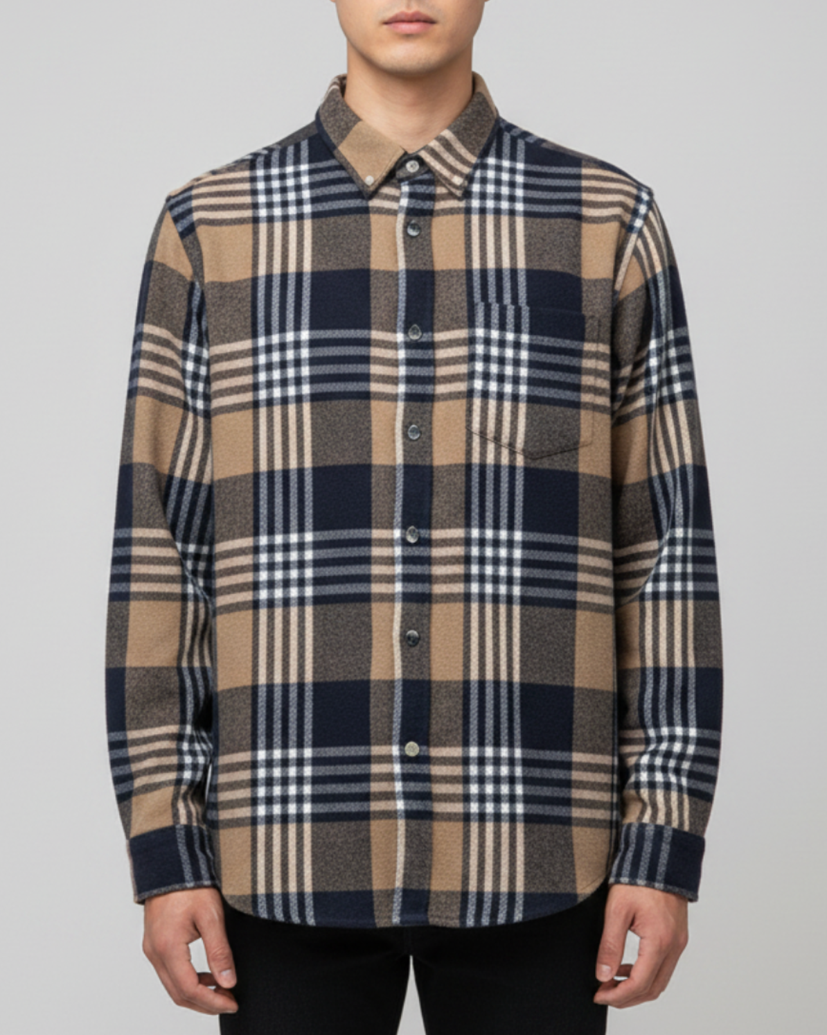 Jayson | Men’s Checked Cotton Button Up Shirt