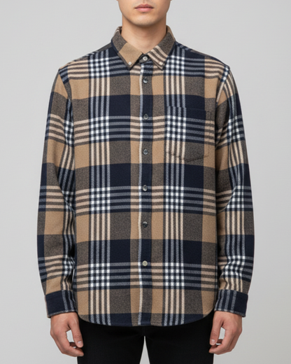 Jayson | Men’s Checked Cotton Button Up Shirt