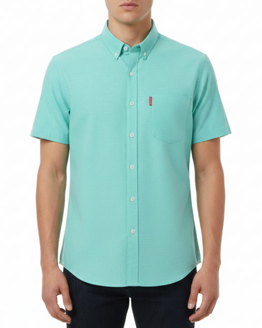 Wayde | Men’s Lightweight Cotton Short Sleeve Summer Shirt