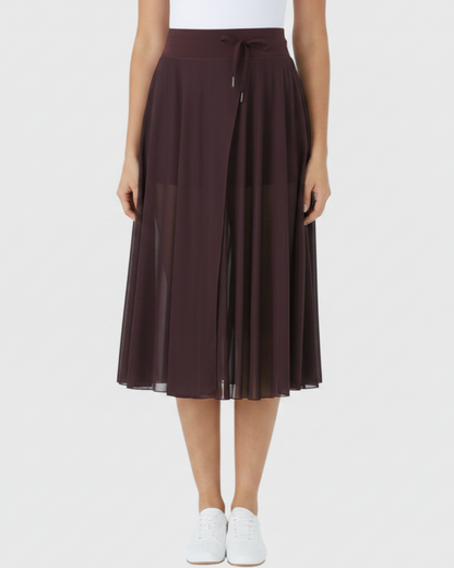 Melanie | Women’s Elegant Flowing Midi Skirt