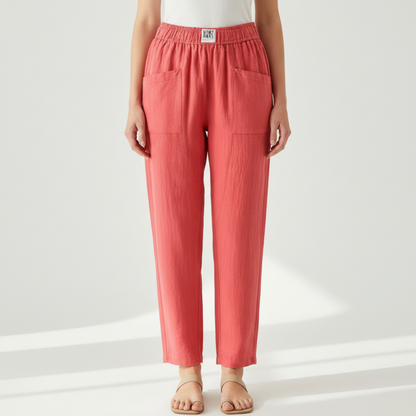 Khlareese | Women’s Elegant Relaxed Fit Trousers