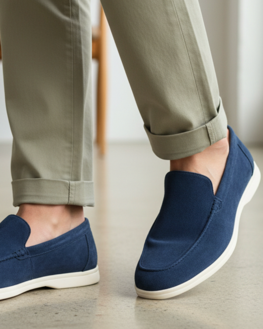 Tony | Men’s Suede Slip On Loafers