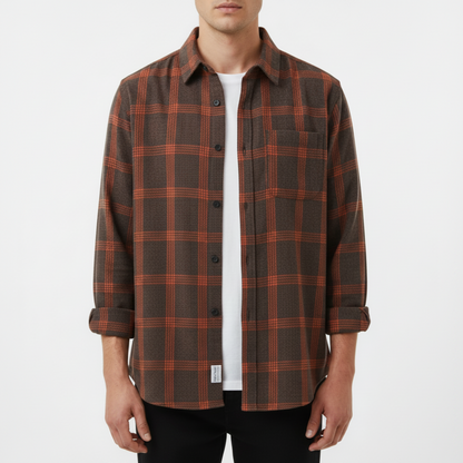 Stark | Men’s Checkered Casual Button Down Shirt