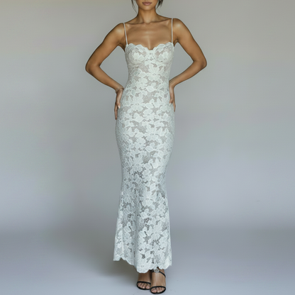 Tricia | Women’s Lace Bodycon Maxi Dress