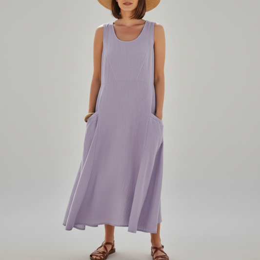 Morgan | Women’s Sleeveless Pocket Maxi Casual Dress