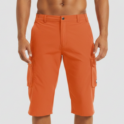Rhodes | Men’s Cargo Pocket Casual Knee Length Shorts