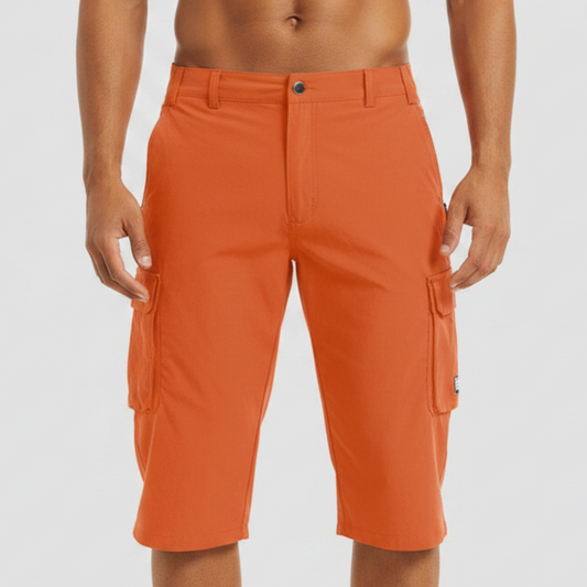 Rhodes | Men’s Cargo Pocket Casual Knee Length Shorts