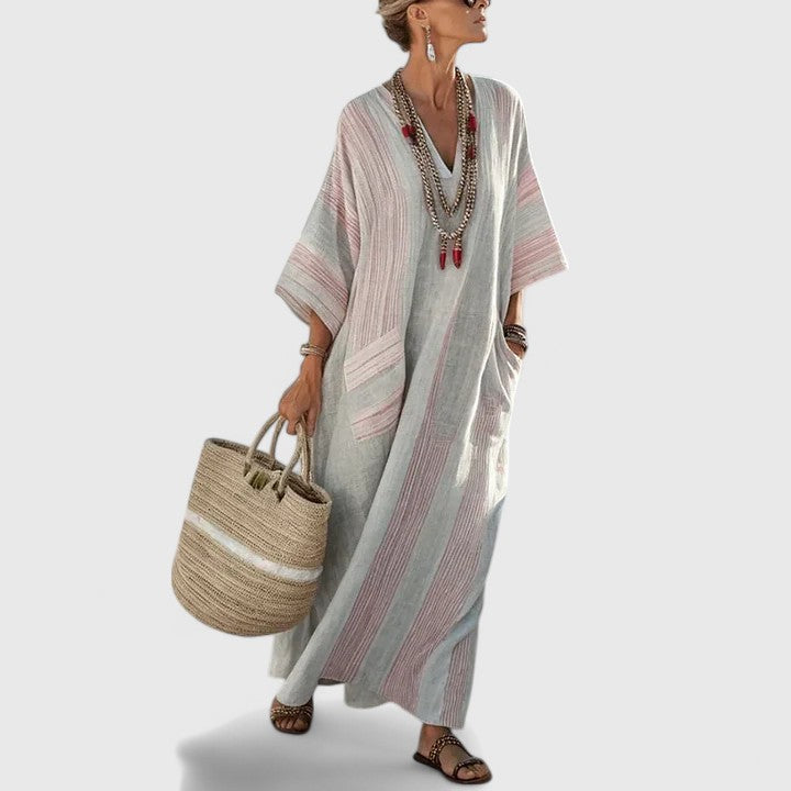 April | Women’s Elegant Bohemian Maxi Dress