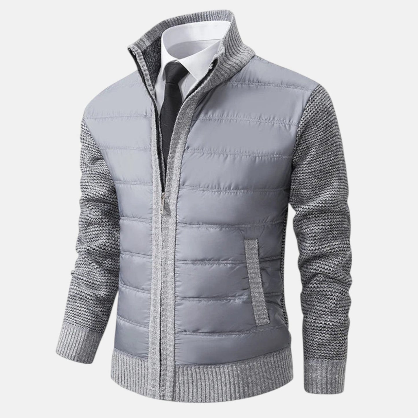 Irvin | Men’s Full-Zip Padded Jacket with High Neck Collar