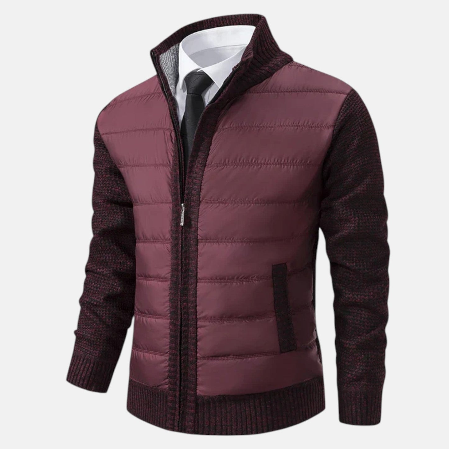 Irvin | Men’s Full-Zip Padded Jacket with High Neck Collar
