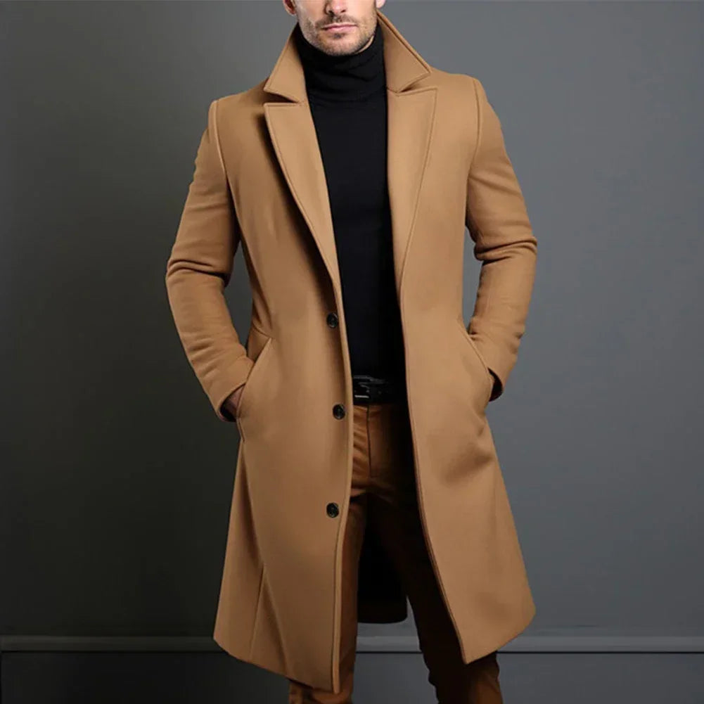 Mark | Men’s Tailored Wool Winter Trench Coat