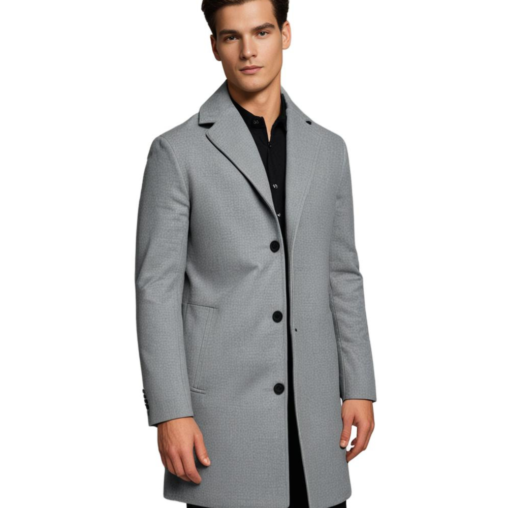 Mark | Men’s Tailored Wool Winter Trench Coat