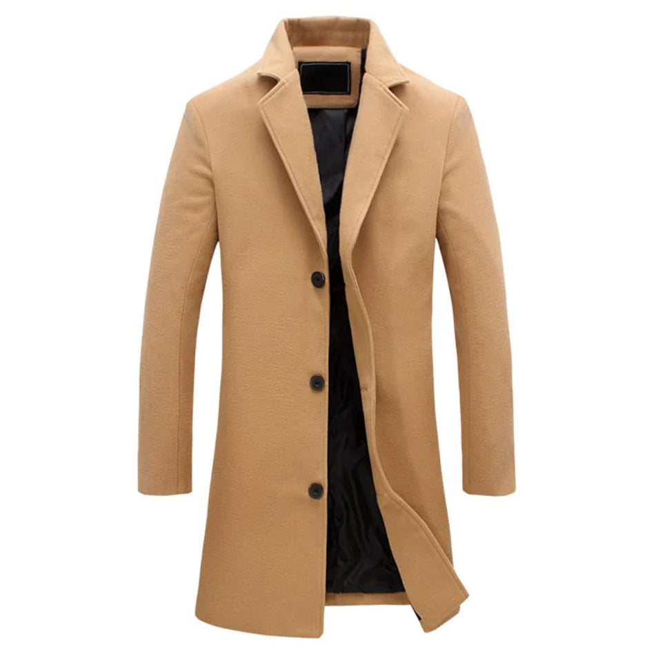 Mark | Men’s Tailored Wool Winter Trench Coat