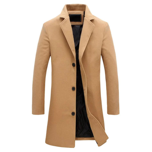 Mark | Men’s Tailored Wool Winter Trench Coat