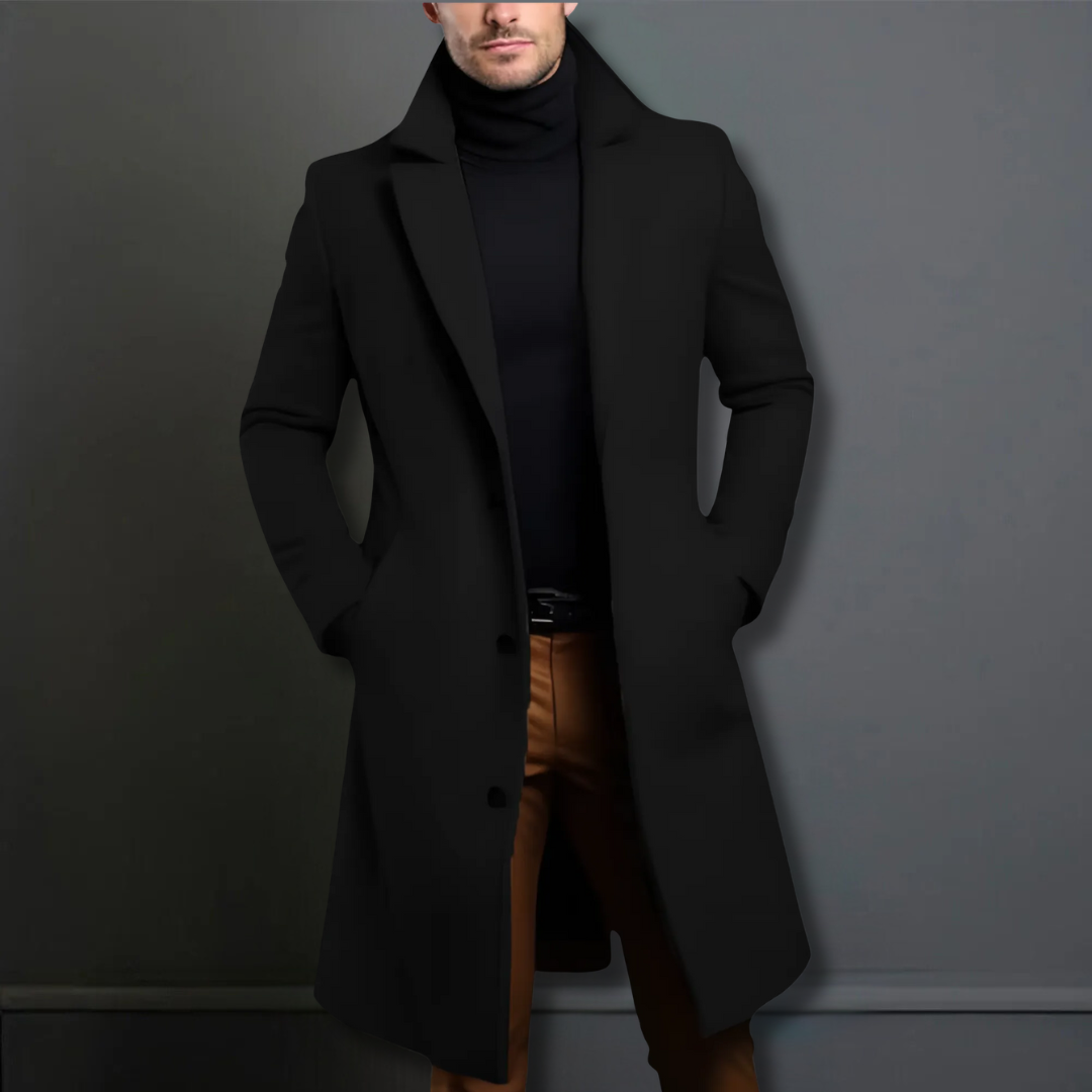 Mark | Men’s Tailored Wool Winter Trench Coat