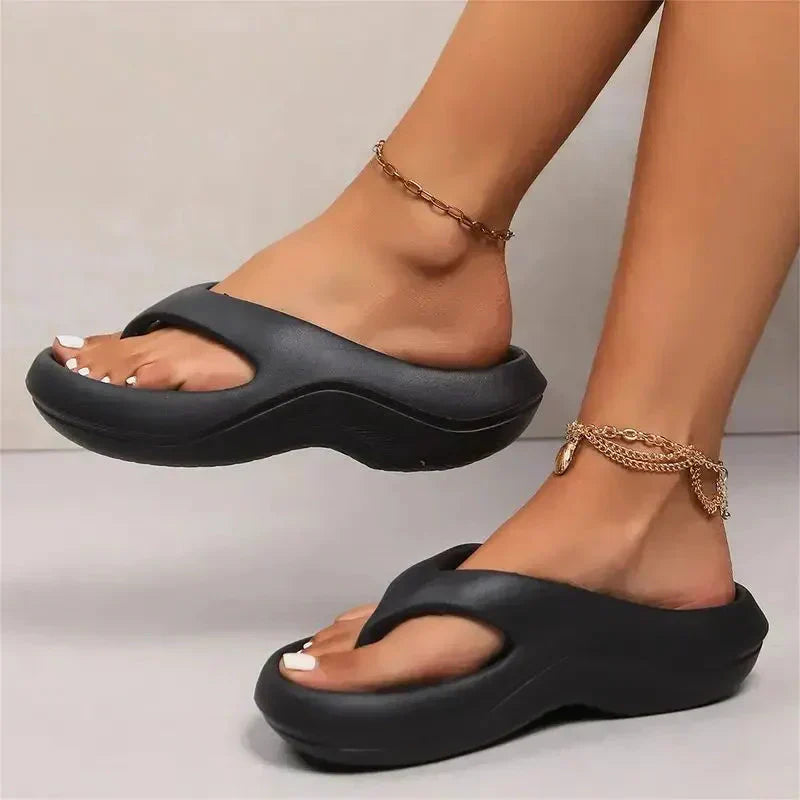 Riley | Women’s Comfort Slide Sandals with Cushioned Platform Sole