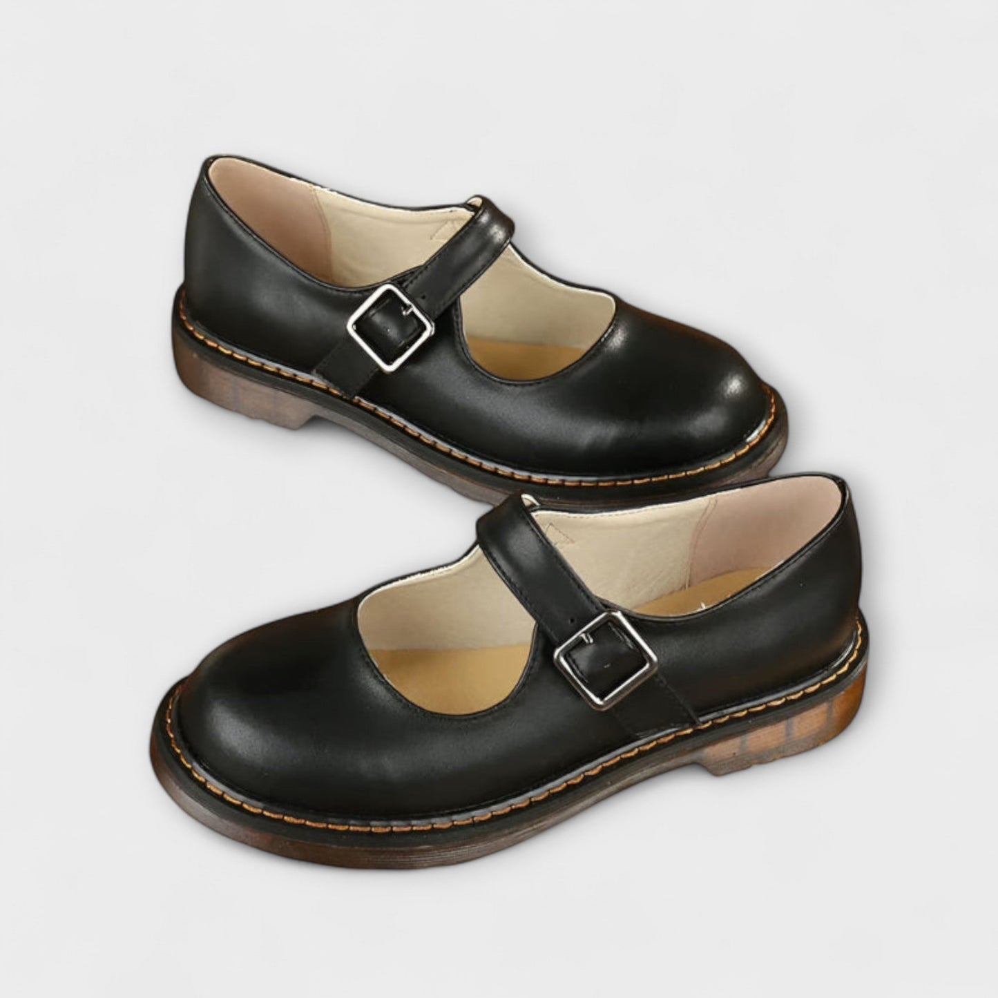 Mary | Women’s Buckle Strap Flats