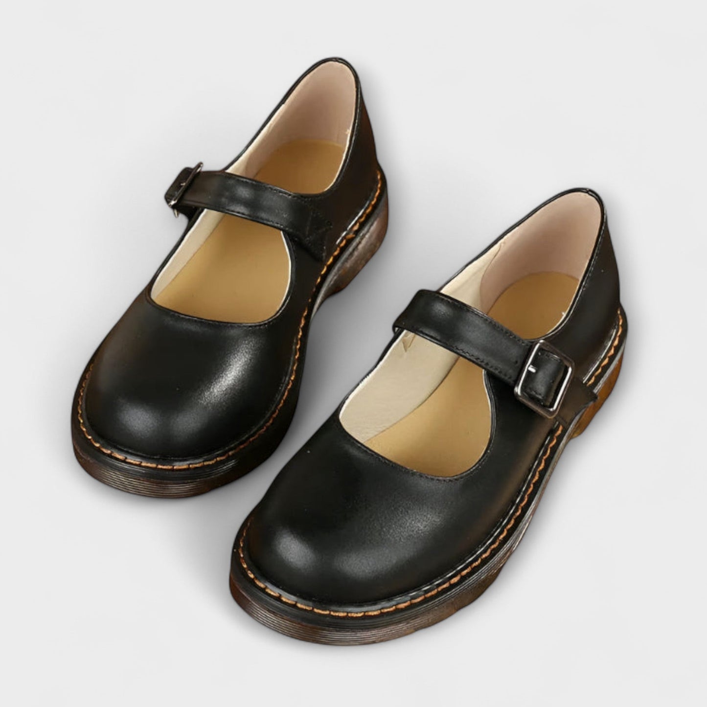 Mary | Women’s Buckle Strap Flats