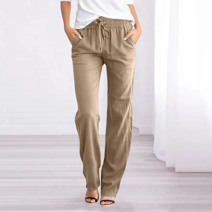 Monroe | Women’s Airy Cotton-Linen Trousers