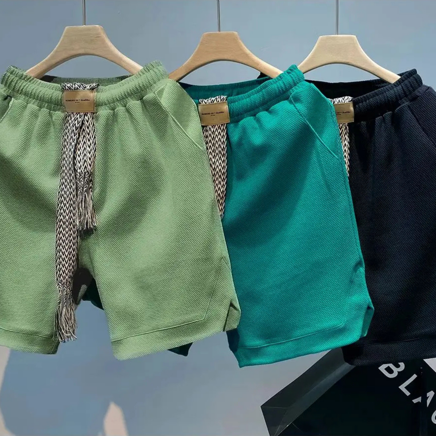 Wesley | Men’s Waffle Knit Lounge Shorts
