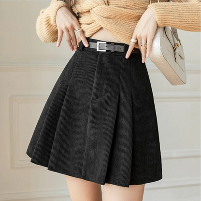 Olivia | Women’s Corduroy Mini Skirt