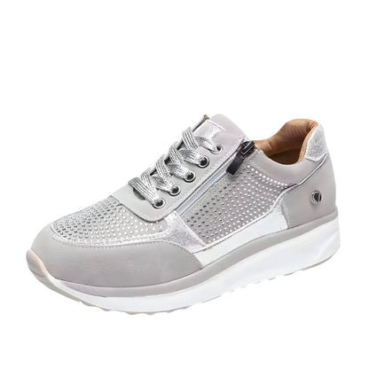 Maribel | Women’s Lace-Up Shoes with Side Zip