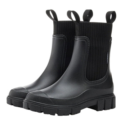 Marlette | Women’s Ribbed Mid-Calf Pull-On Boots