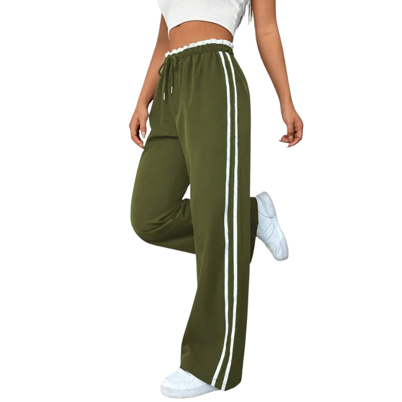 Lysandra | Women’s Wide-Leg Side-Stripe Trousers