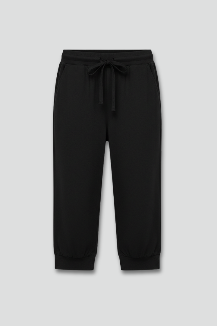 Jane | Women’s Capri Pants with Drawstring Waist and Side Pockets